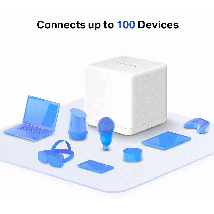 Mercusys Networking TP-Link Mercusys Halo H30G (2-Pack) AC1300 Whole Home Mesh Wi-Fi System