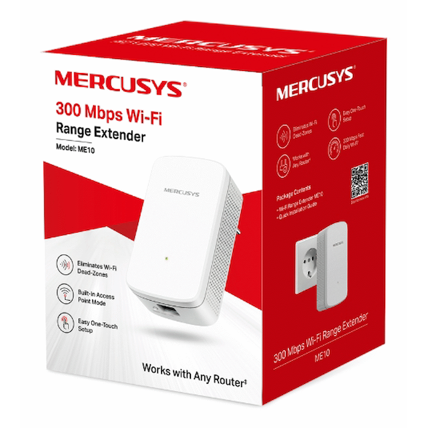 Mercusys Networking TP-Link Mercusys ME10 300Mbps Wi-Fi Range Extender