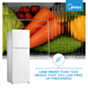 Midea Midea 173l White Fridge Top Mount Freezer - HD-216FNWHITE