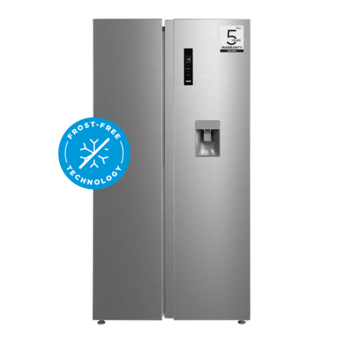 Midea Midea 513l Stainless Steel Side by Side Refrigerator - HC-689WEN(ESN)