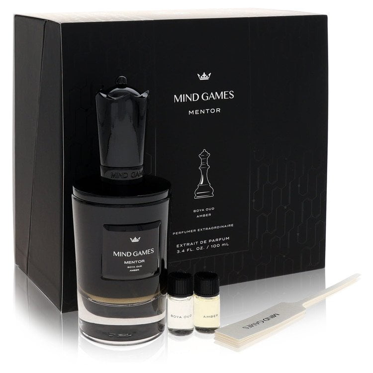 Mind Games Gift Set - 3.4 oz Extrait De Parfum Spray + 2 x 0.10 Mini EDP 3.4 oz Extrait De Parfum Spray + 2 x 0.10 Mini EDP Mind Games Mentor Gift Set By Mind Games