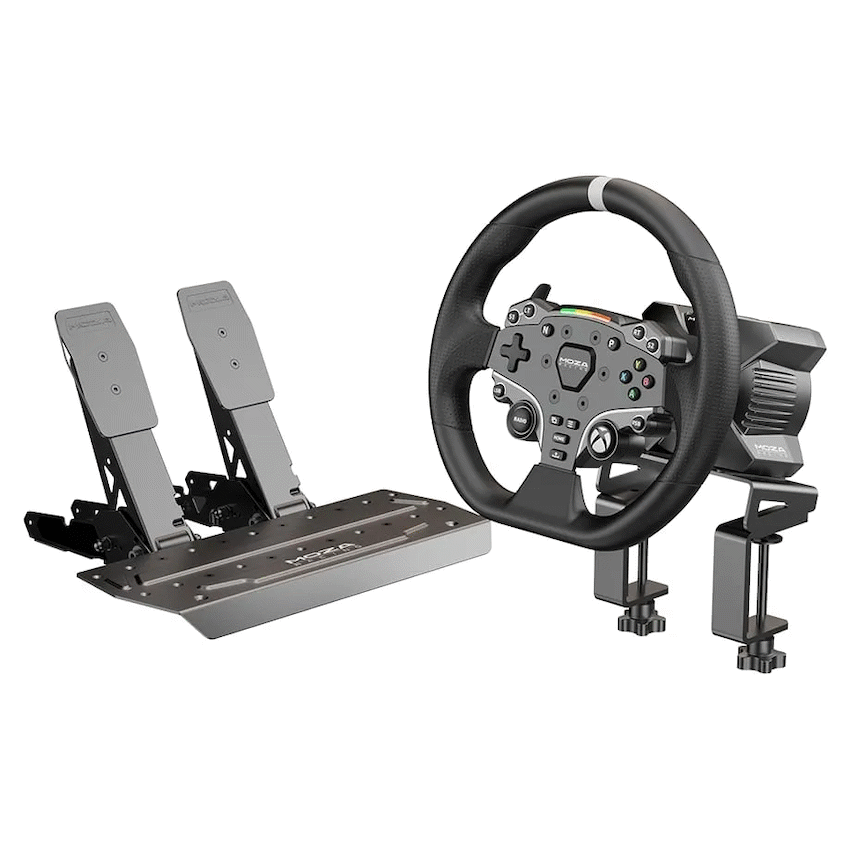 Moza Gaming MOZA R3 Direct Drive Racing Bundle Compatible with Xbox & PC