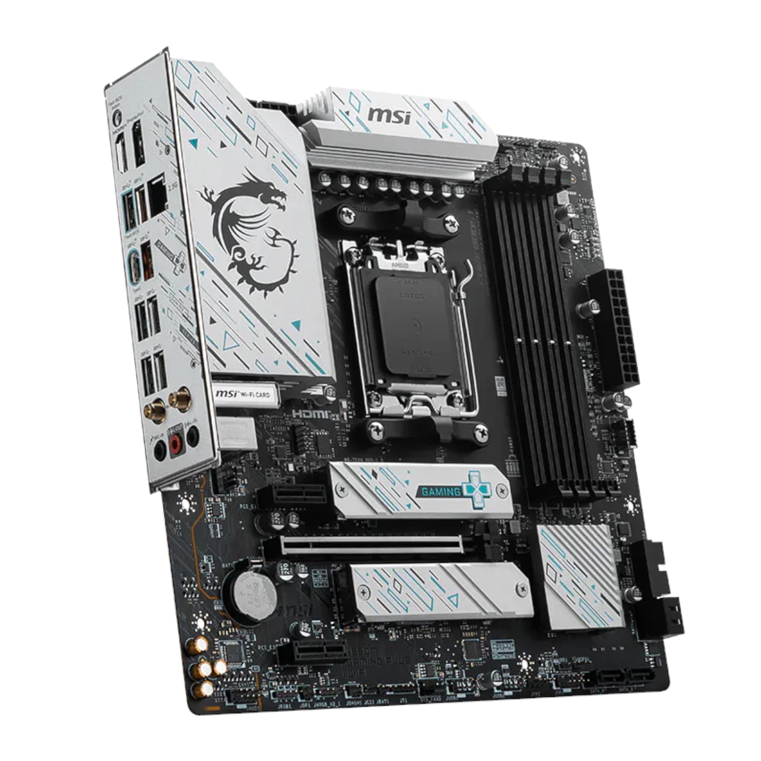 MSI MSI B650M Gaming Plus WiFi AM5 M-ATX Gaming Motherboard