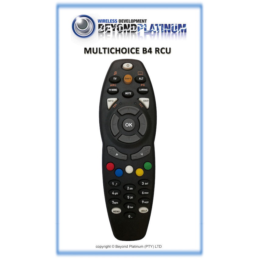 Multichoice Televisions DStv 1132 Remote (B4)