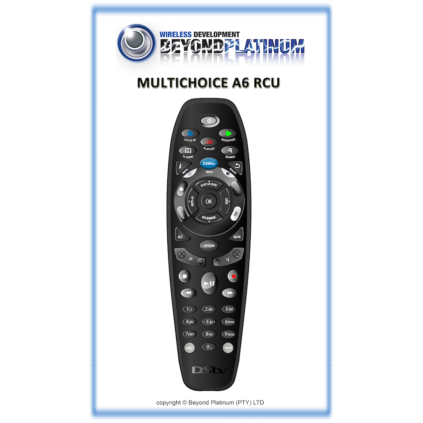 Multichoice Televisions DStv Explora Remote (A6)