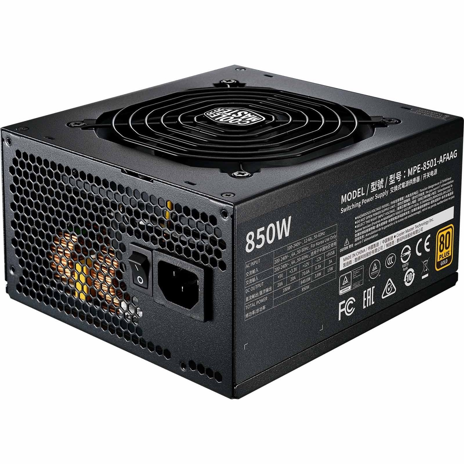 Cooler Master MWE Gold 850W V2 Full Modular 80 Plus Gold ATX PSU