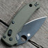 AWT Spyderco Manix 2 Lightweight (LW) Scales – Aggressive Agent Series – Linerless – Anodized OD Green