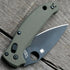AWT Spyderco Manix 2 Lightweight (LW) Scales – Aggressive Agent Series – Linerless – Anodized OD Green