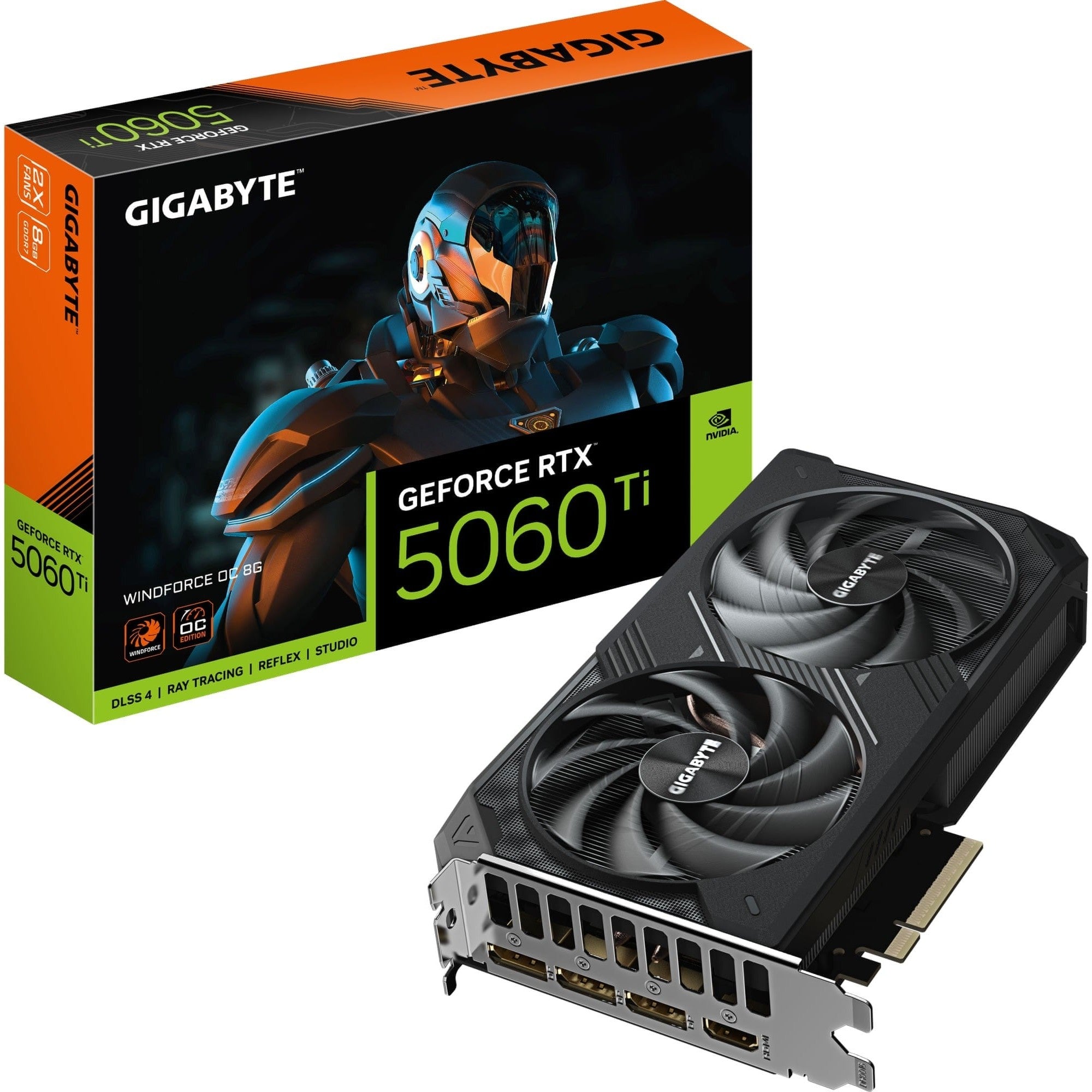 GIGABYTE nVidia GeForce RTX 5060Ti WINDFORCE OC 8GB