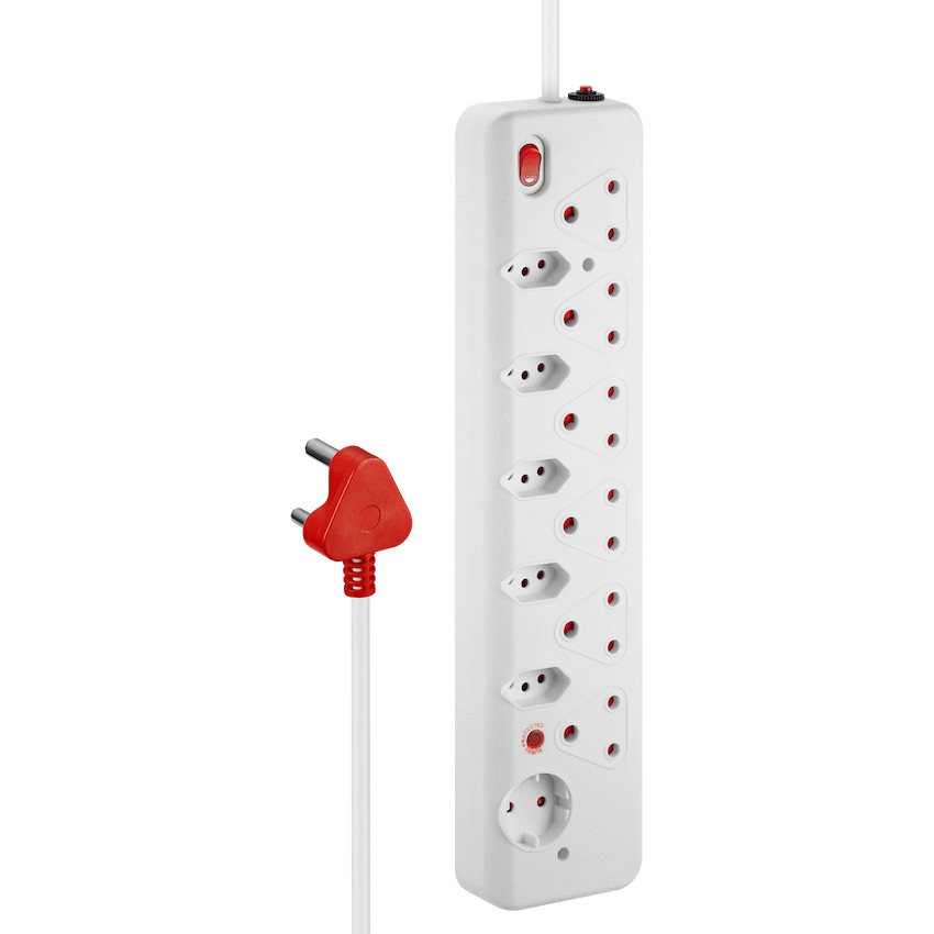 Nexon Electrical Nexon 12-Way Medium Surge Multiplug 0.5m - White