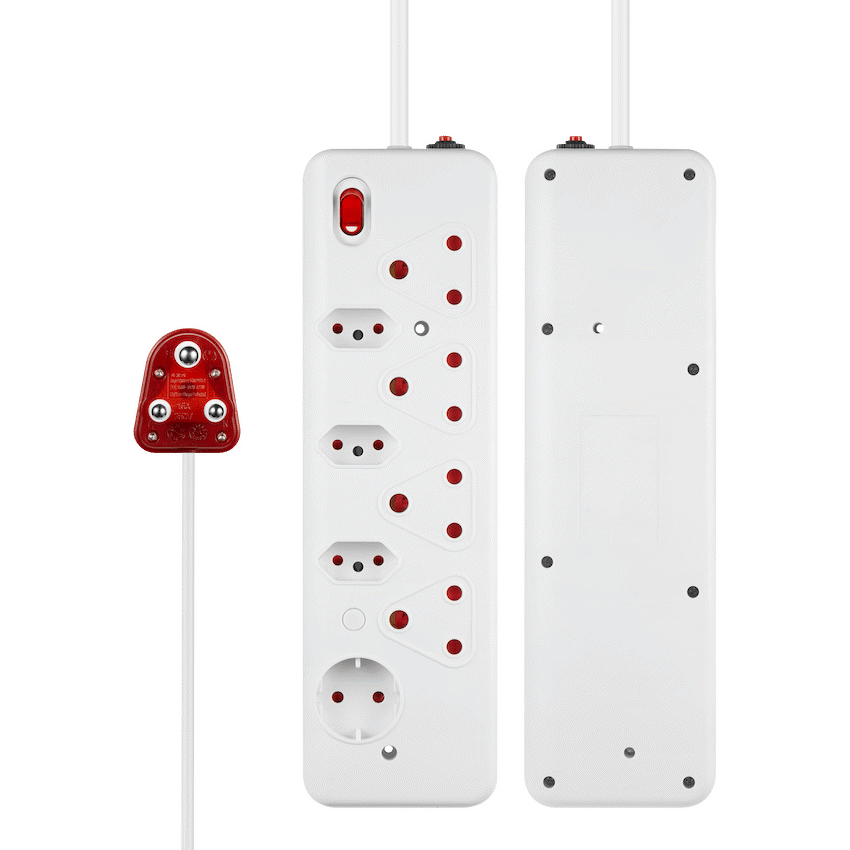 Nexon Electrical Nexon 8-Way High Surge Multiplug 0.5m