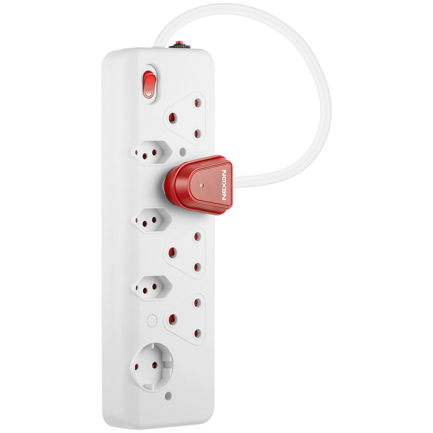 Nexon Electrical Nexon 8-Way High Surge Multiplug 0.5m