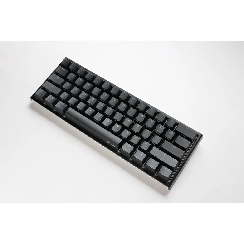Ducky Keyboard One 2 Pro 60% Mechanical Keyboard; RGB; PBT Double Shot Keycaps - Cherry Black .