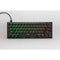 Ducky Keyboard One 2 Pro 60% Mechanical Keyboard; RGB; PBT Double Shot Keycaps - Cherry Black .