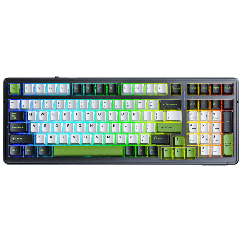 Other Computer Peripherals Aula Mechanical Gasket 80% Keyboard Multimode - Black/White/Grey