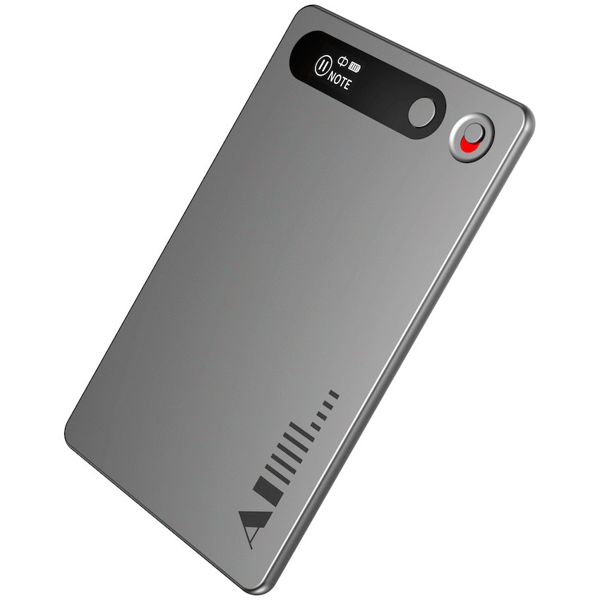 Other VolkanoX - Scribe Series Ai Voice Recorder - Gun Metal