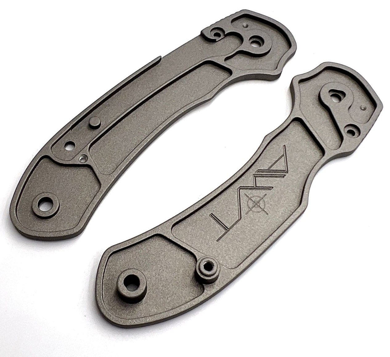 AWT Spyderco Para 3 Lightweight (LW) Scales – Aggressive Agent Series – Linerless – Gun Metal Grey Cerakote
