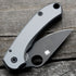 AWT Limited Spyderco Para 3 Scales - Checker Milling - Shadow Chrome Anodized