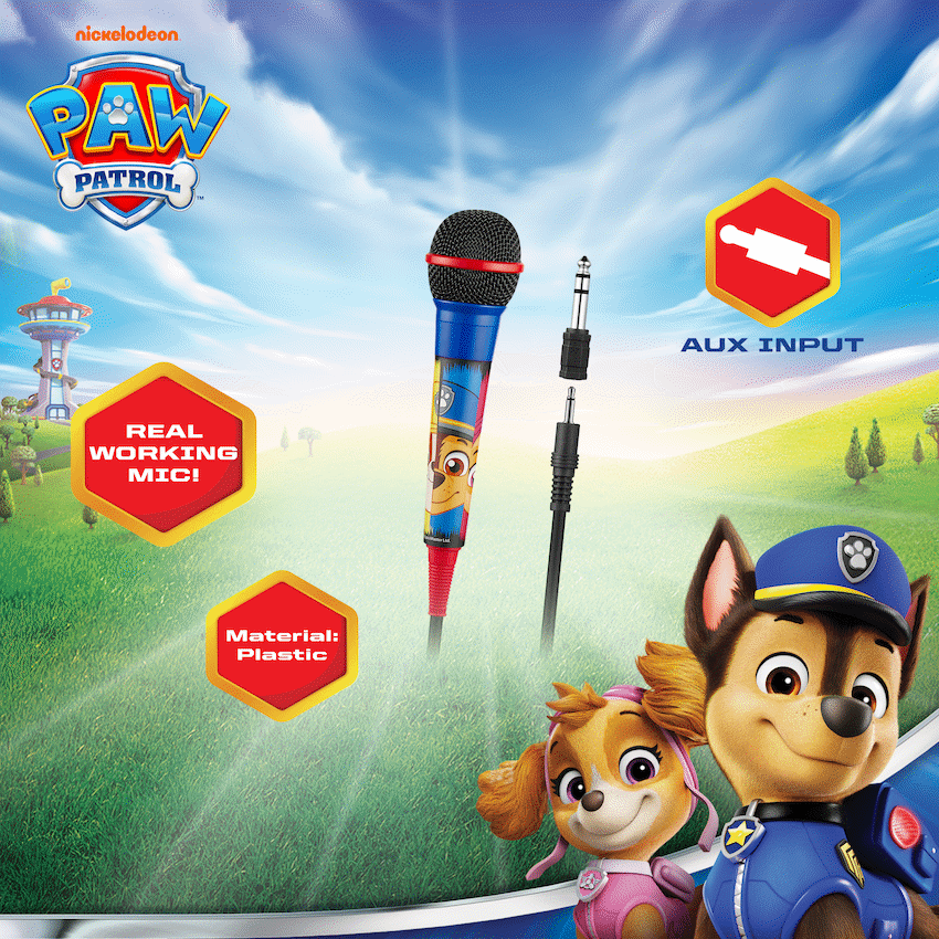 Paw Patrol Audio PAW Patrol Handheld Microphone