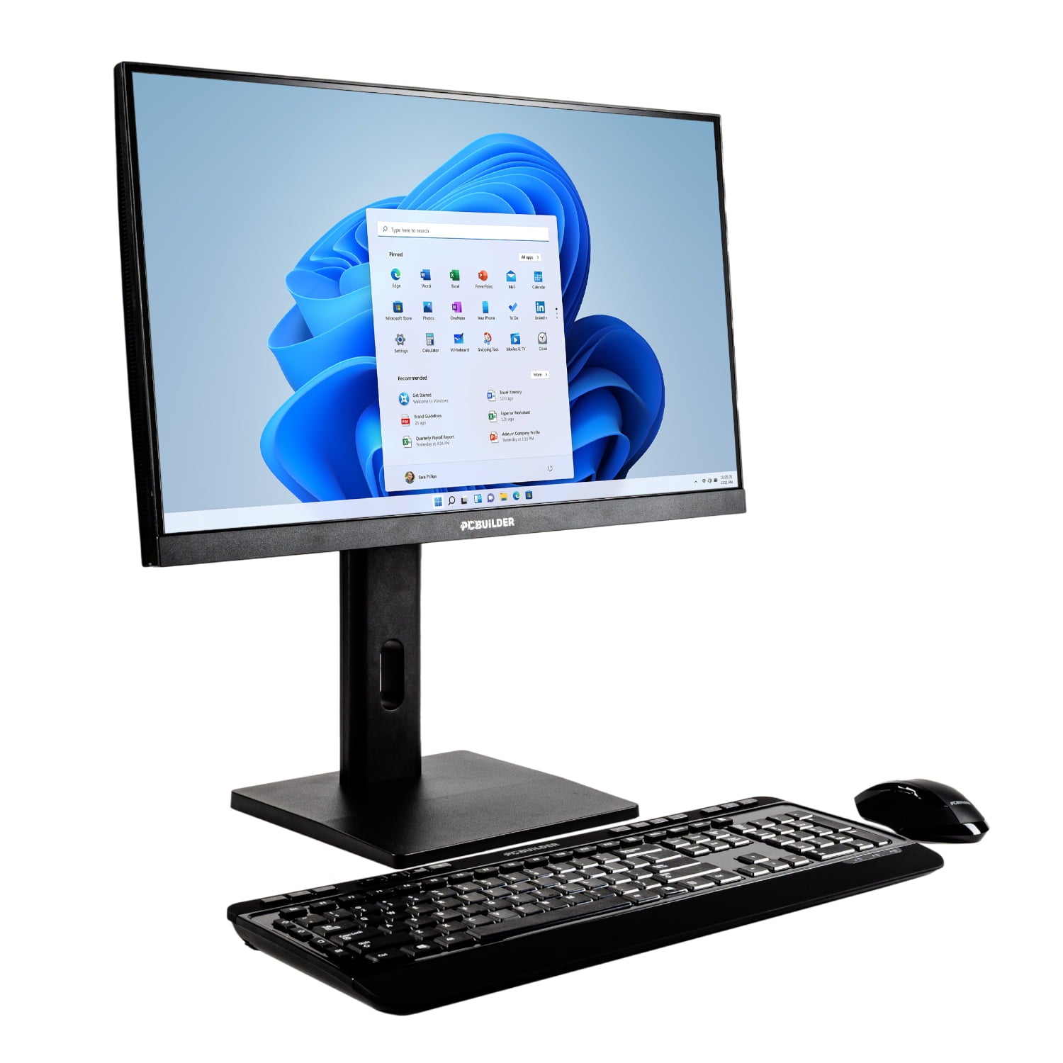 PCBuilder PCBuilder FUSION 24" Intel Core i5-12400 16GB DDR5 1TB Windows 11 AiO Desktop PC