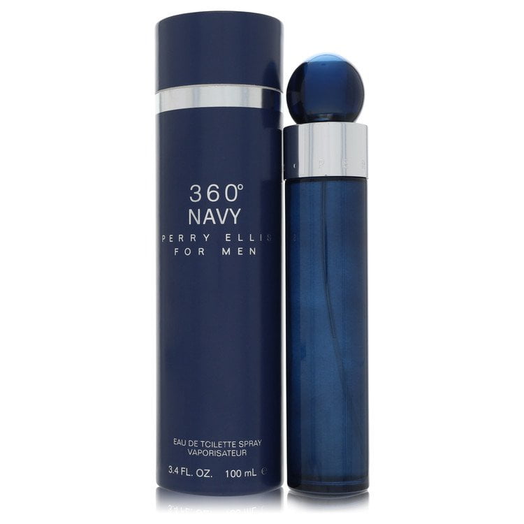 Perry Ellis Eau De Toilette Spray 3.4 oz Eau De Toilette Spray Perry Ellis 360 Navy Eau De Toilette Spray By Perry Ellis