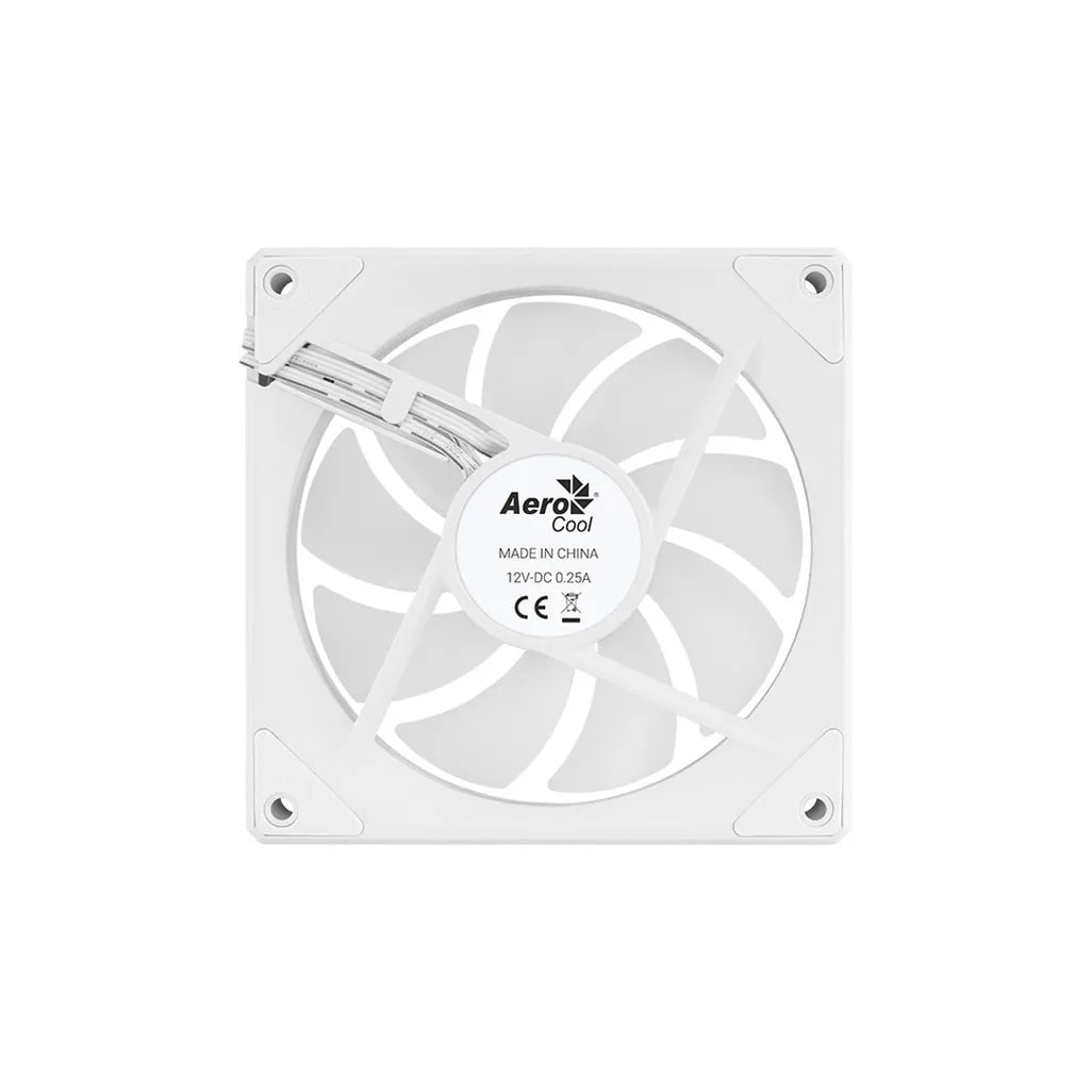Aerocool Phantom M-3 12 PWM ARGB Fan - White