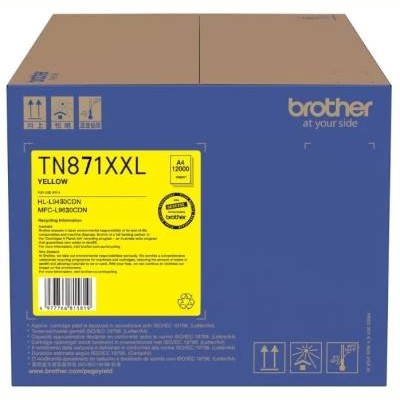 Brother High Yield Yellow Toner Cartridge for HL-L9430CDN/ MFC-L9630CDN