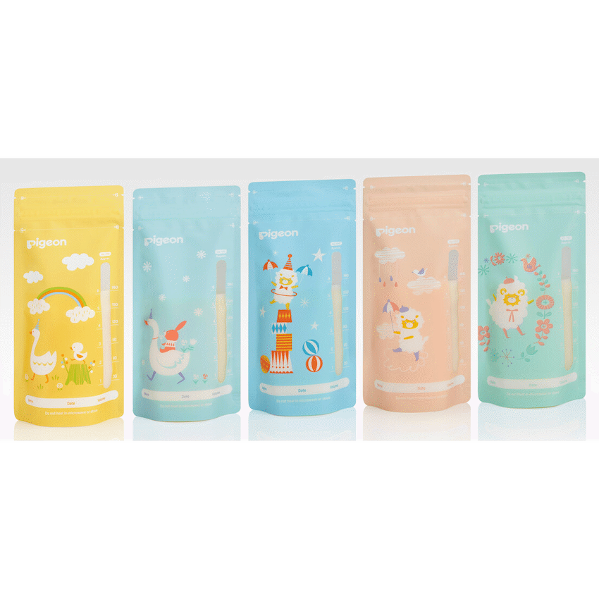 Pigeon Baby & Toddler Pigeon - Breast Milk Storage Bag 180ml Animal Design