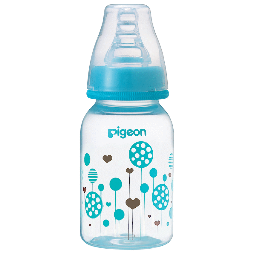 Pigeon Baby & Toddler Pigeon Flexible Bottle STD Neck 120ml - Blue