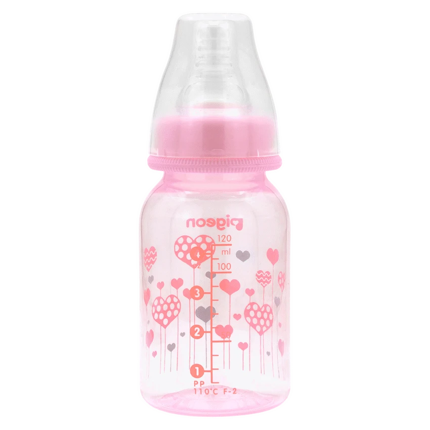 Pigeon Baby & Toddler Pigeon Flexible Bottle STD Neck - Pink - 120ml