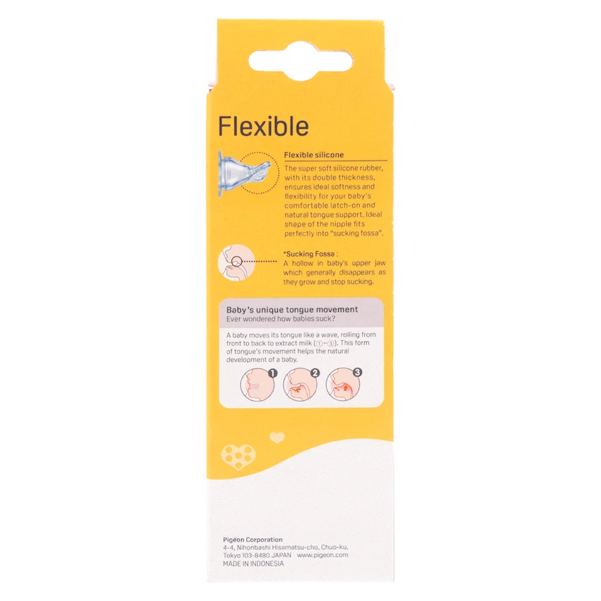 Pigeon Baby & Toddler Pigeon Flexible Bottle STD Neck - Pink - 120ml