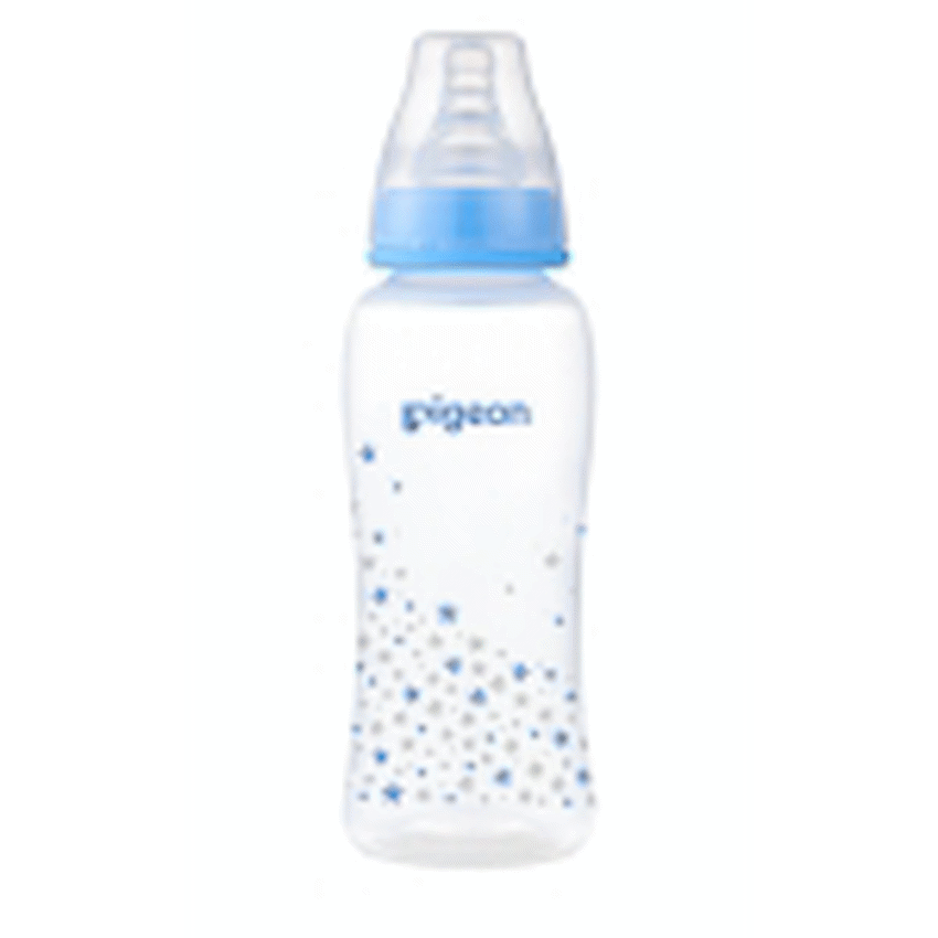 Pigeon Baby & Toddler PIGEON FLEXIBLE BOTTLE STREAMLINE BLUE STAR 250ML