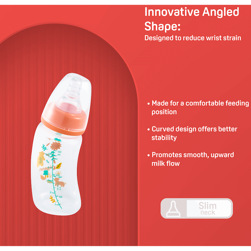 Pigeon Baby & Toddler Pigeon Flexible Curve Bottle 150ml - Forest