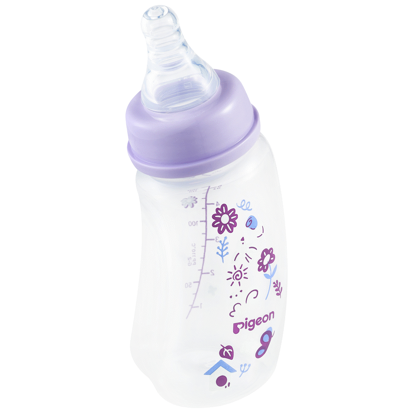 Pigeon Baby & Toddler Pigeon Flexible Curve Bottle 150ml - Garden