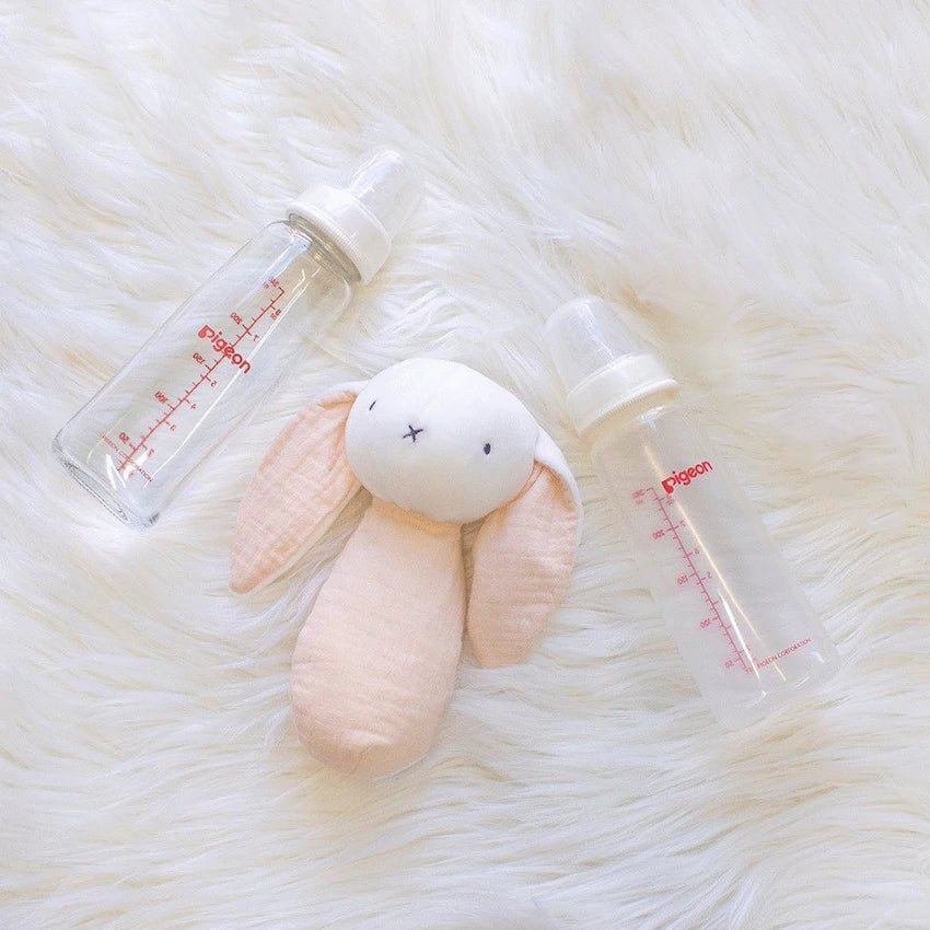 Pigeon Baby & Toddler Pigeon Flexible Glass Bottle with Peristaltic Nipple 240ml