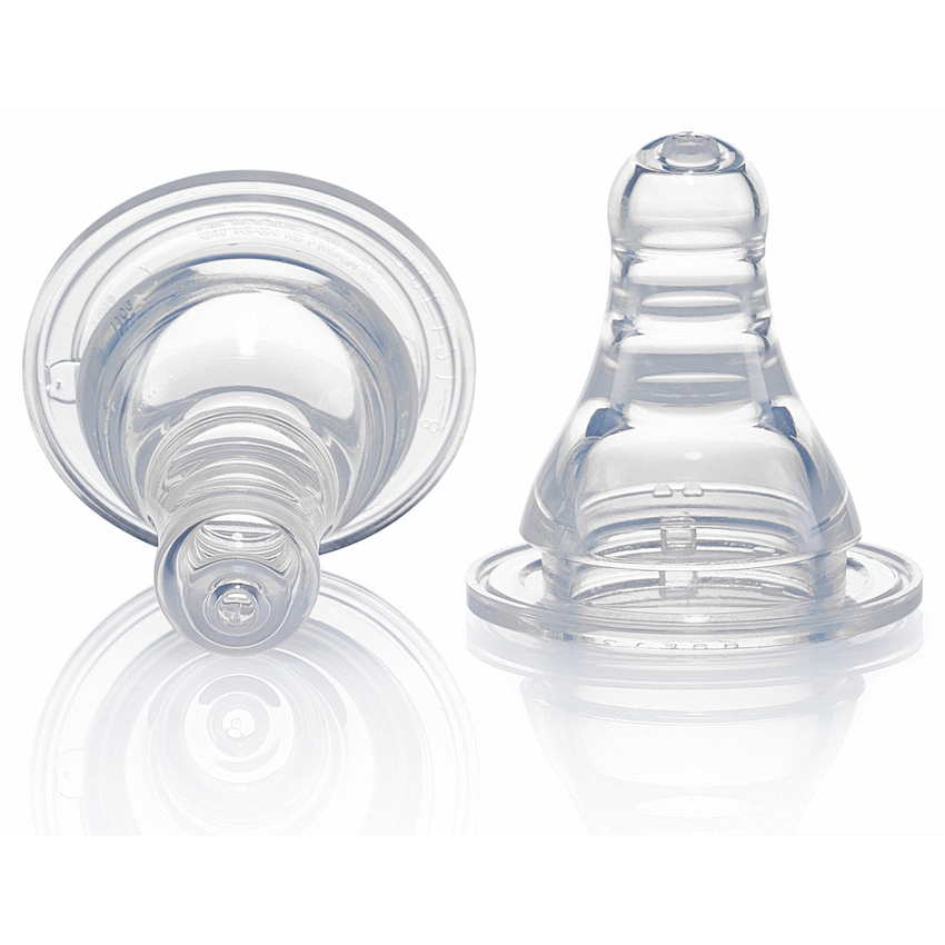 Pigeon Baby & Toddler Pigeon Flexible Slim Neck Nipple 2 Pc (S)