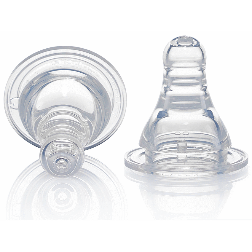 Pigeon Baby & Toddler Pigeon Flexible Slim Neck Nipple 2 Pc (Y)