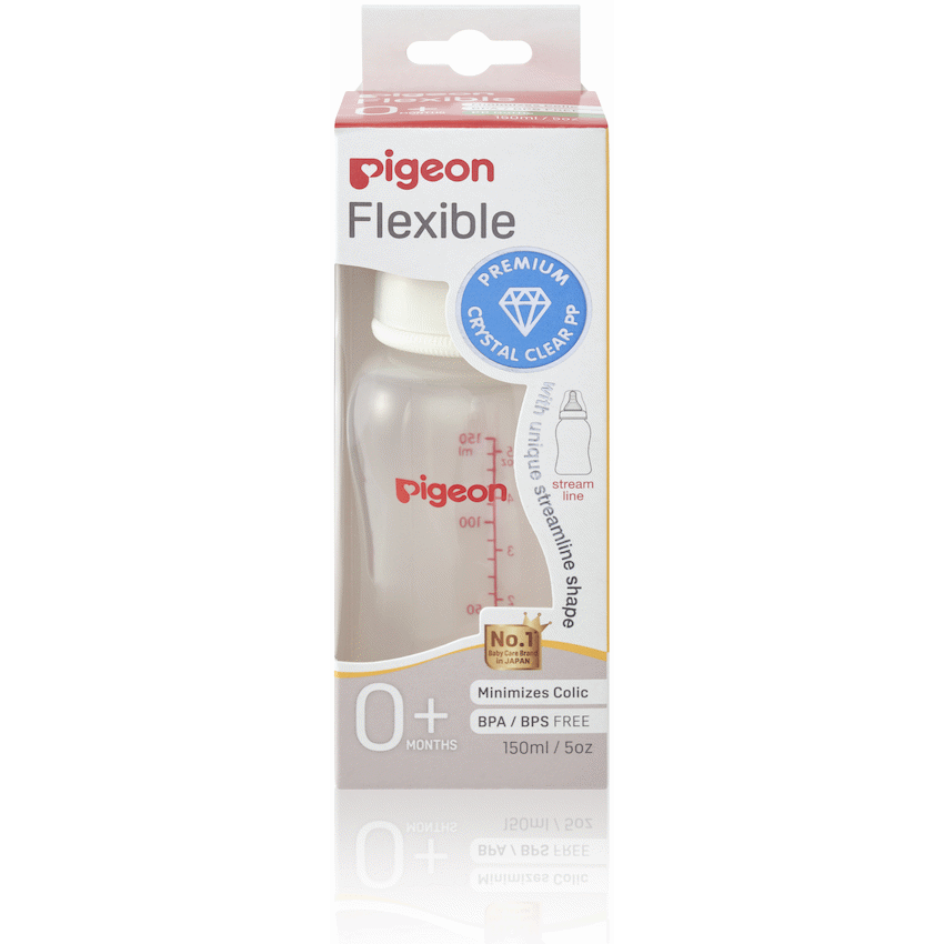 Pigeon Baby & Toddler PIGEON FLEXIBLE STREAMLINE BOTTLE 150ML