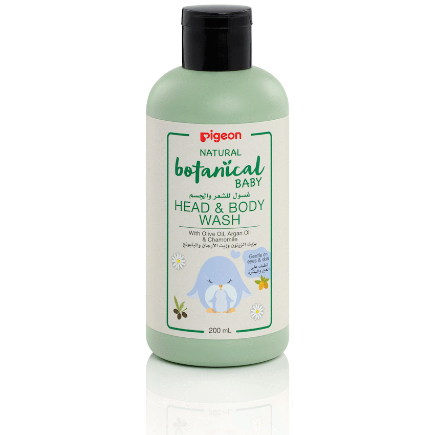 Pigeon Baby & Toddler Pigeon - Head and Body Wash 200ml Natural Botanical