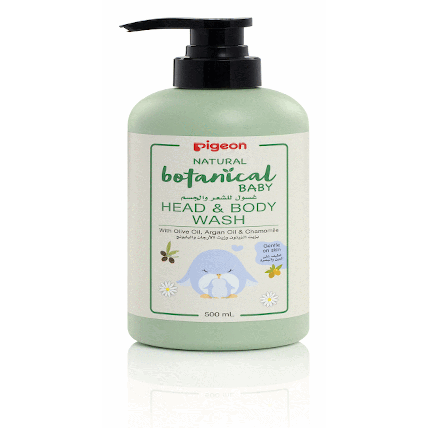 Pigeon Baby & Toddler Pigeon - HEAD & BODY WASH 500ML NATURAL BOTANICAL