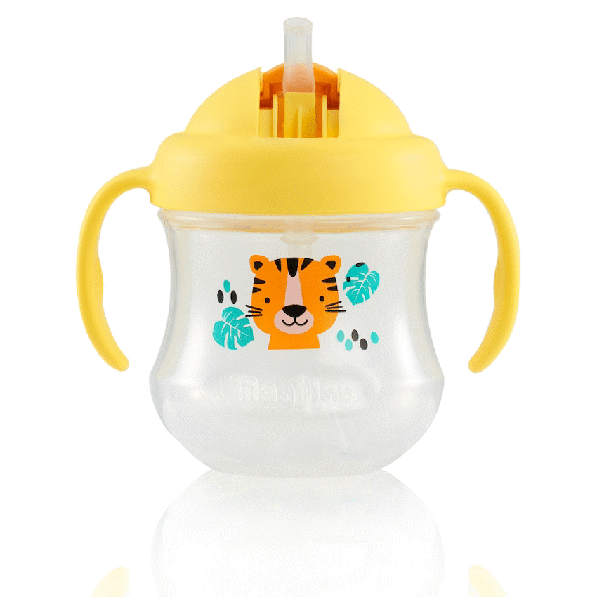 Pigeon Baby & Toddler Pigeon Mag Mag Straw Cup - Matte Yellow
