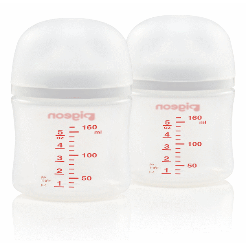 Pigeon Baby & Toddler PIGEON SOFTOUCH NURSING BOTTLE 160ML - TWIN PACK