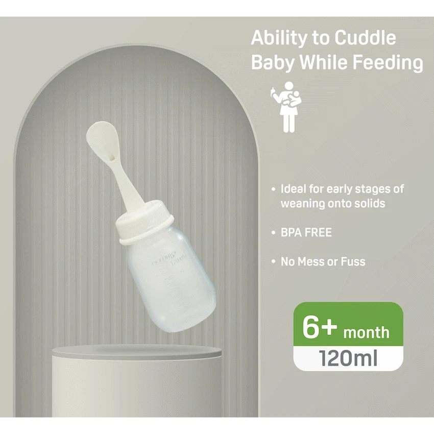Pigeon Baby & Toddler Pigeon - Weaning Bottle + Spoon (D328)