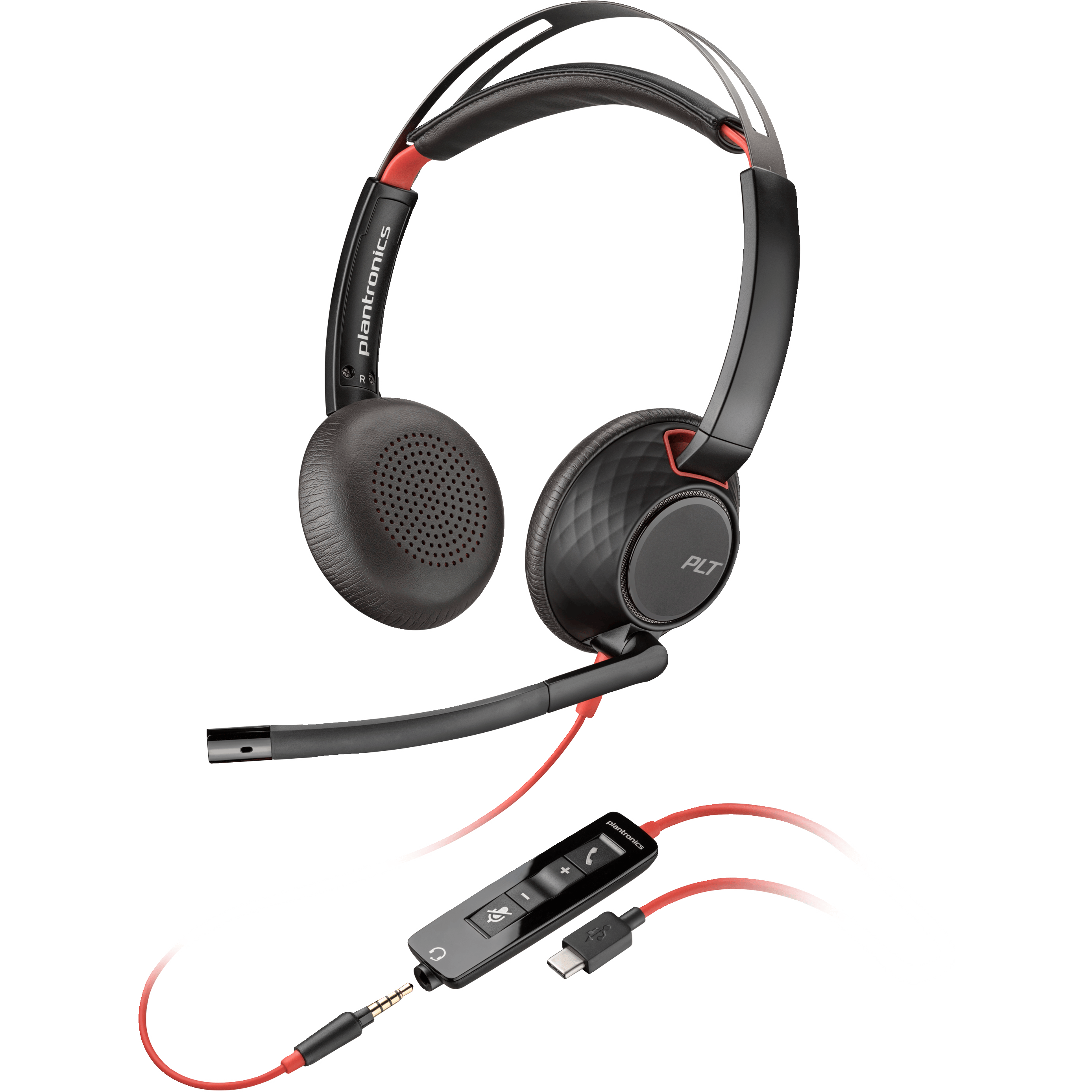 Poly Poly Blackwire 5220 M 3.5mm USB-A+C Headset