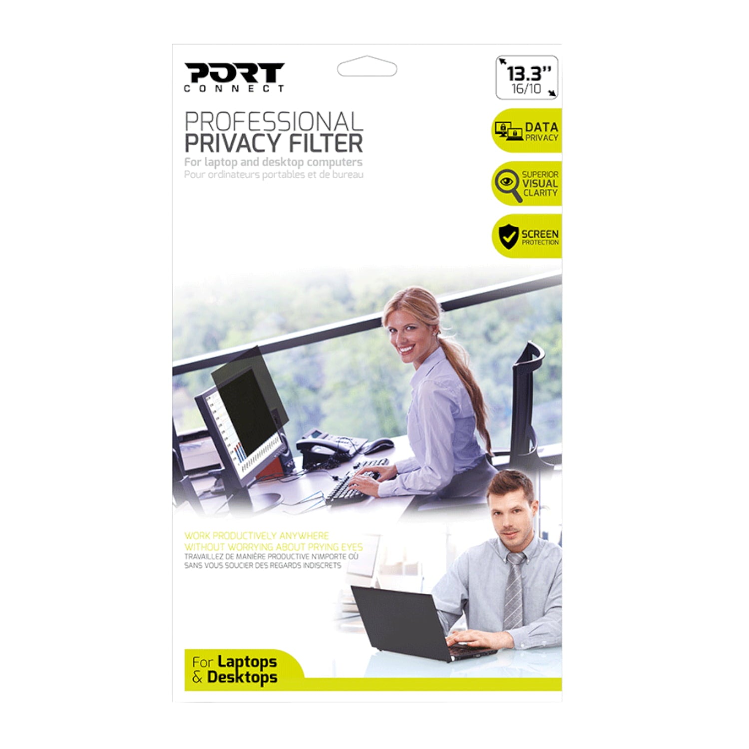 Port Port Designs 13.3" Touch Screen Privacy Filter