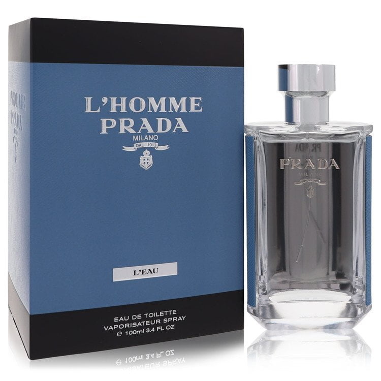 Prada Eau De Toilette Spray 3.4 oz Eau De Toilette Spray Prada L'homme L'eau Eau De Toilette Spray By Prada