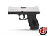 Retay PT23 Mat Chrome Blank/Pepper Gun (Semi Auto|14+1|9mm PAK)