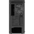 Aerocool Prism ARGB Black Mid tower case - 120mm ARGB Fan x 4; 6-port ARGB control hub - ATX - 2x 2.5'' or 2x3.5'' - 360 Radiato