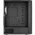 Aerocool Prism ARGB Black Mid tower case - 120mm ARGB Fan x 4; 6-port ARGB control hub - ATX - 2x 2.5'' or 2x3.5'' - 360 Radiato