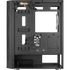 Aerocool Prism ARGB Black Mid tower case - 120mm ARGB Fan x 4; 6-port ARGB control hub - ATX - 2x 2.5'' or 2x3.5'' - 360 Radiato